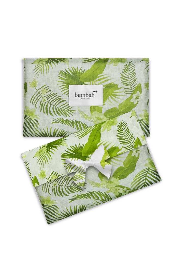 Green Printed Pareo Pouch