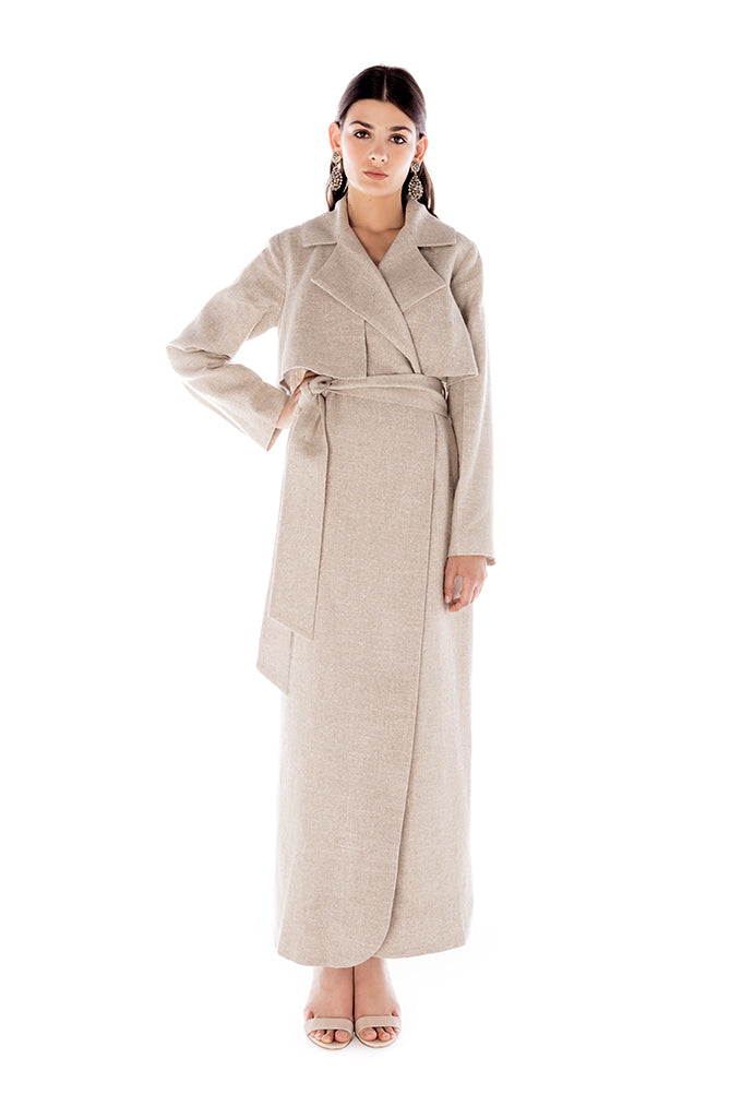 Sparkle Linen Trench Dress – Bambah