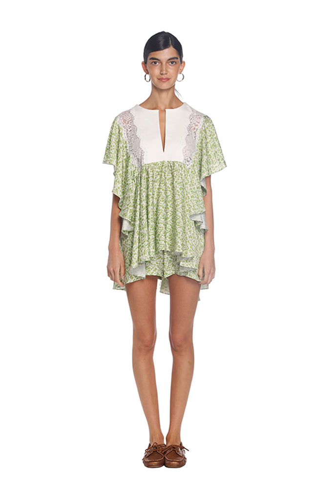 Green Flora Azalea Top