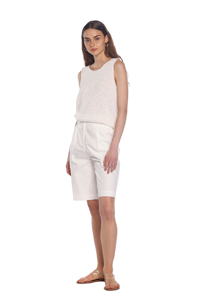 Ritchel White Knit Tank Top