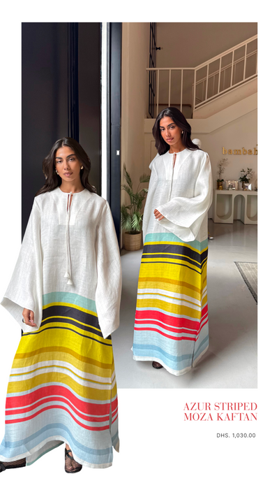 Cairo Striped Moza Kaftan