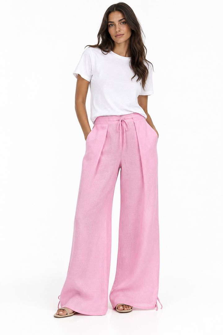 Pink Linen Joud Set