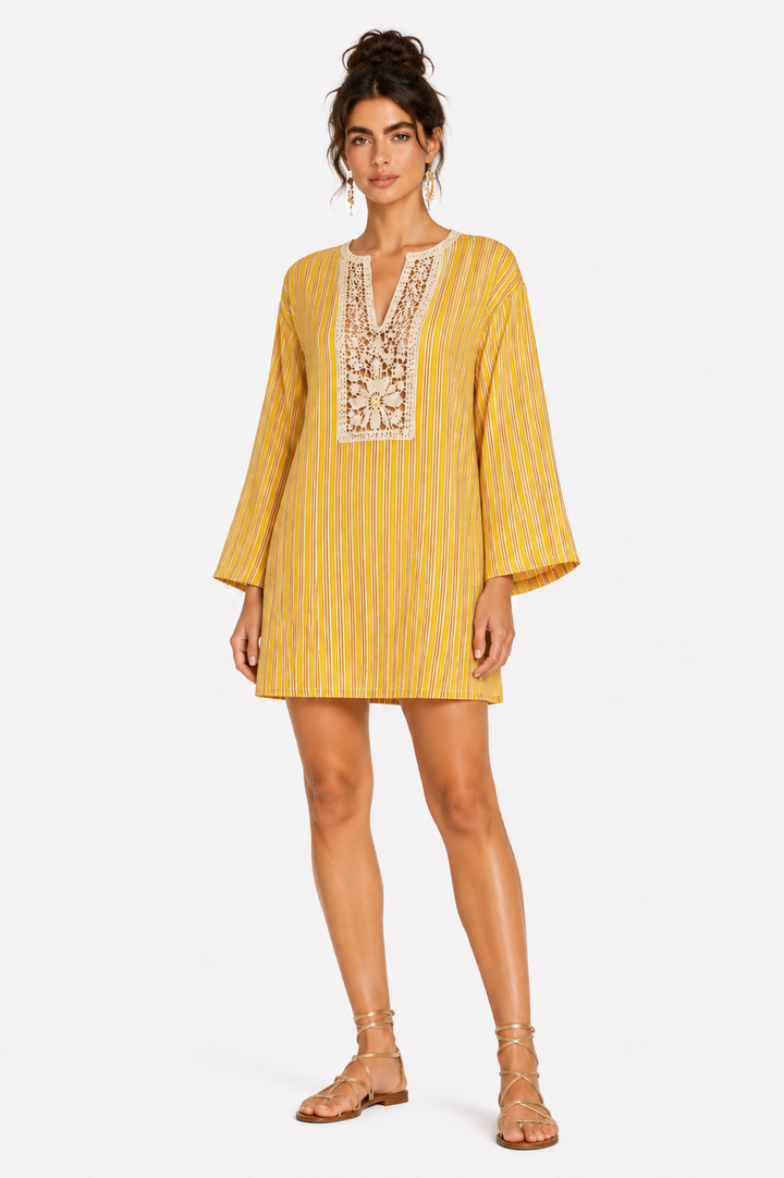 Yellow Striped Tunic