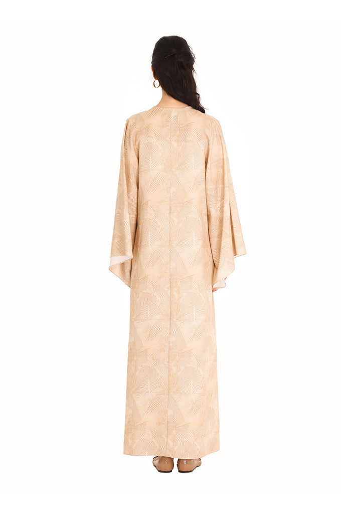 Biege Sunrise Moza Kaftan