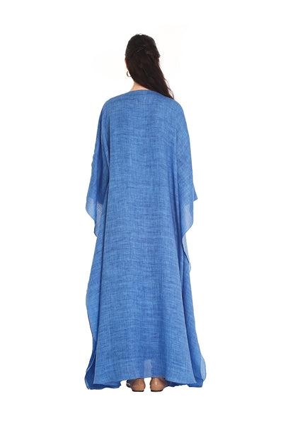 Blue Royal Two Piece Kaftan