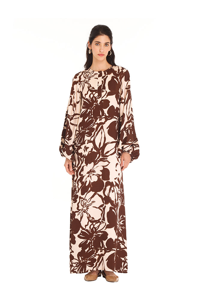 Brown Maya Tuscan Kaftan