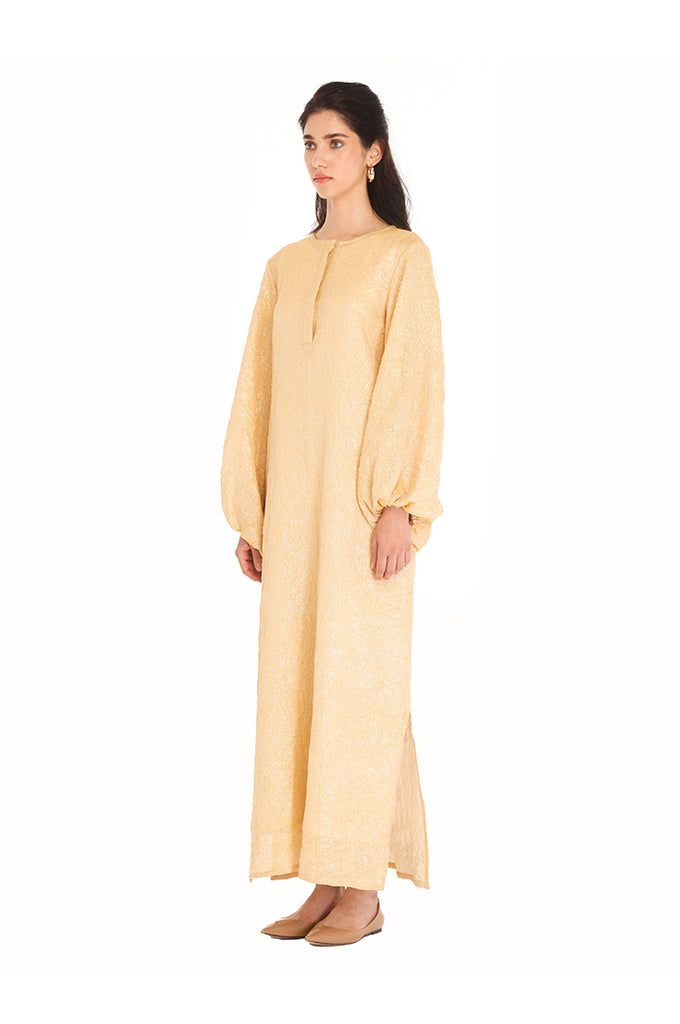 Gold Metallic Yara Kaftan