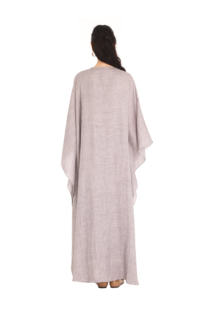 Grey Royal Two Piece Kaftan