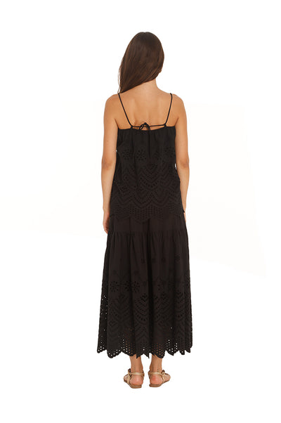 Black Eyelet Tunic
