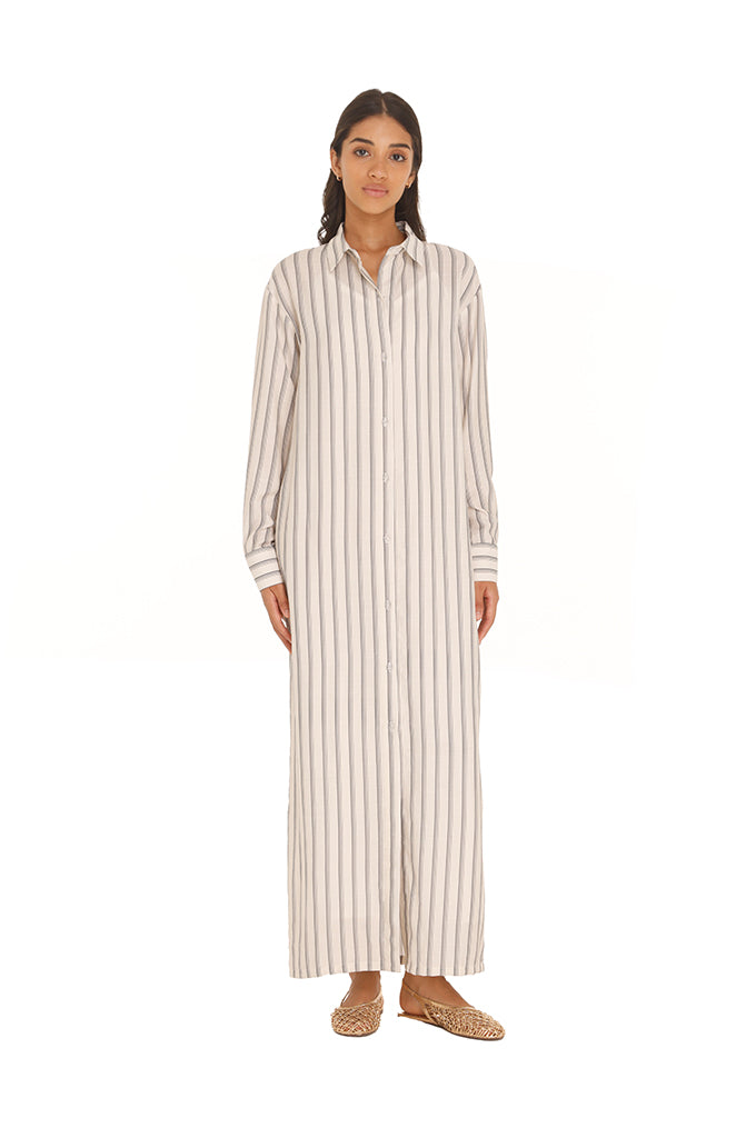 Button Up Pinstripe Hannah Kftan