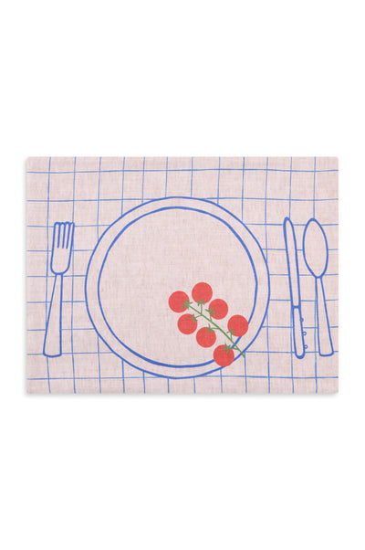 Blue Friendsgiving Placemats - Set of 6