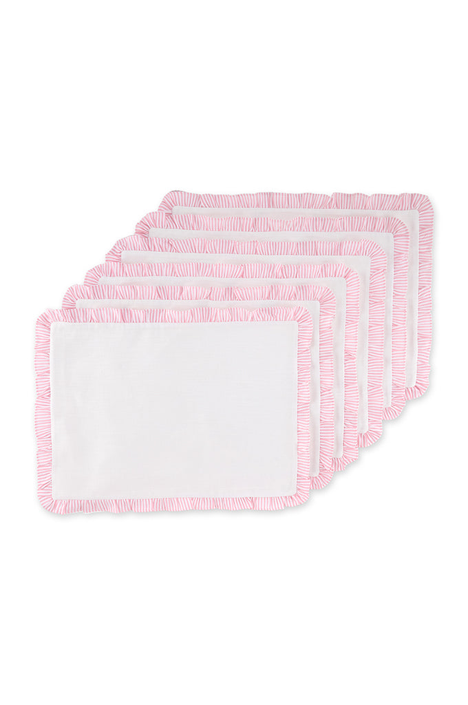 Pink Ruffle Placemat - Set