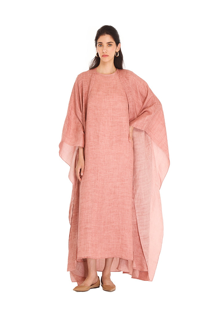 Pink Royal Two Piece Kaftan