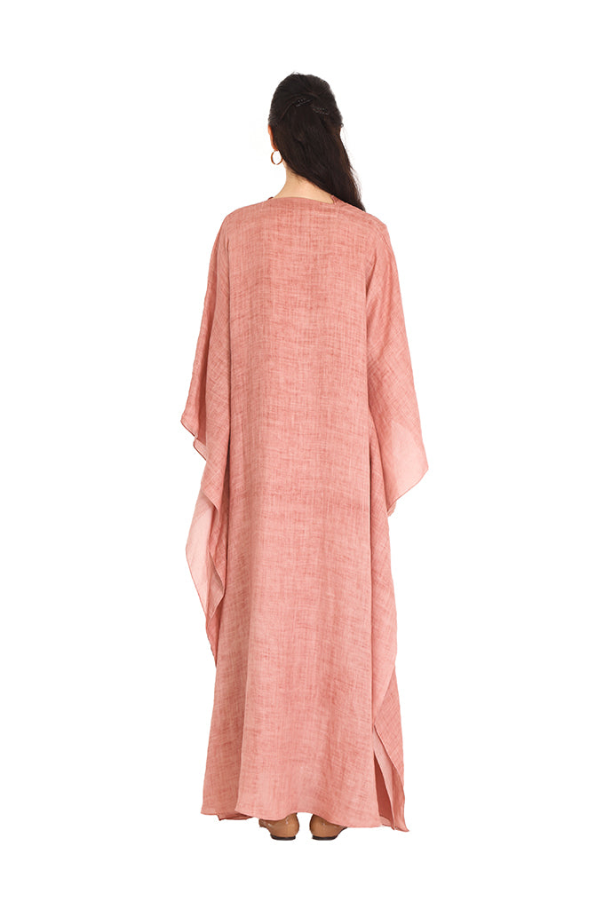 Pink Royal Two Piece Kaftan