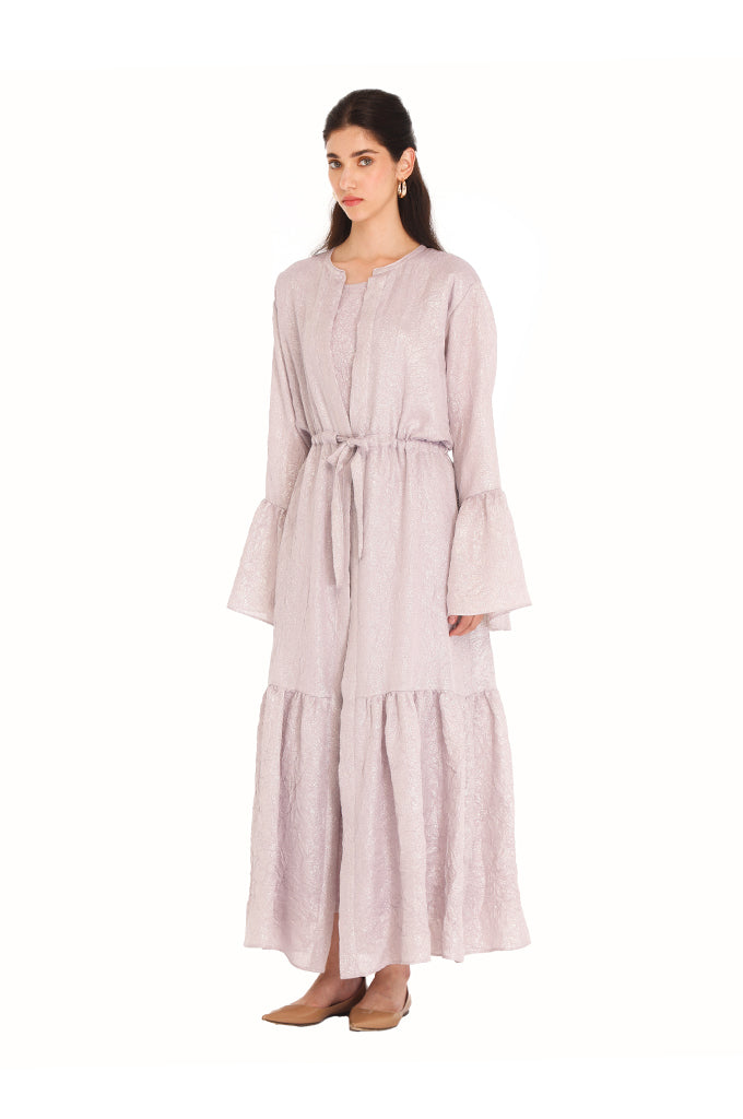 Purple Metallic Yara Kaftan