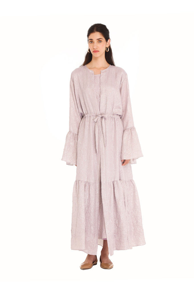 Purple Metallic Yara Kaftan