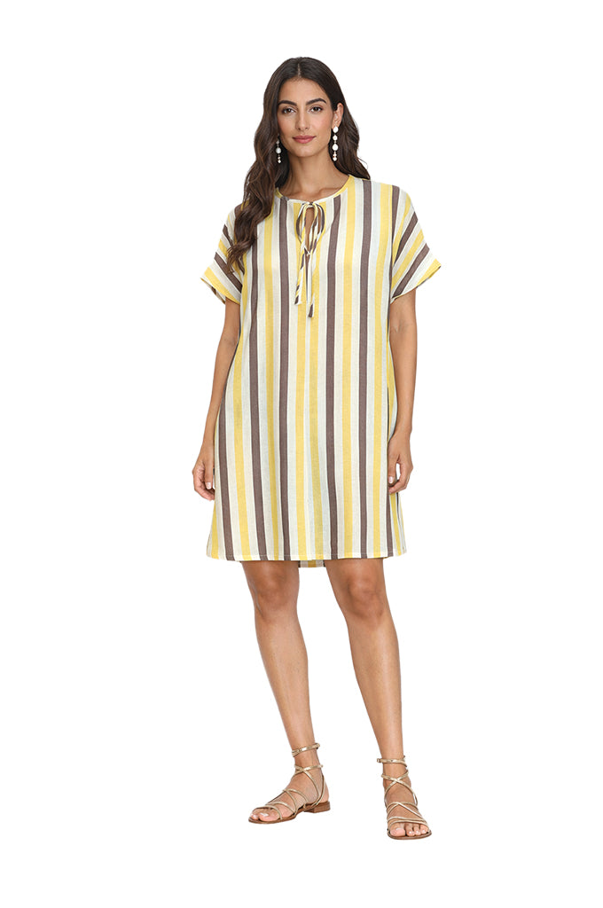 Yellow Tassle Cover Up