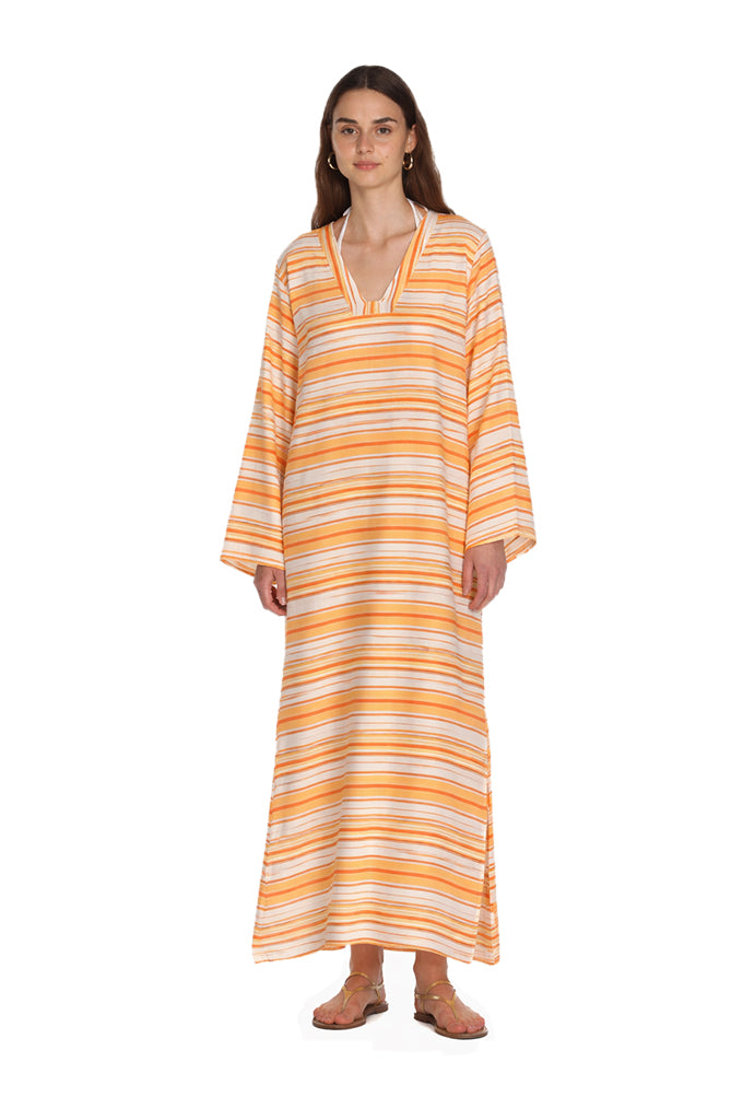 Orange Rayna Kaftan
