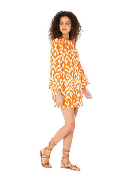 Orange Linden Mini Skirt