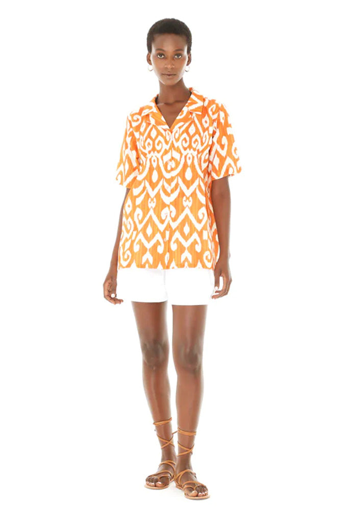 Orange Linden Short Sleeve Shirt