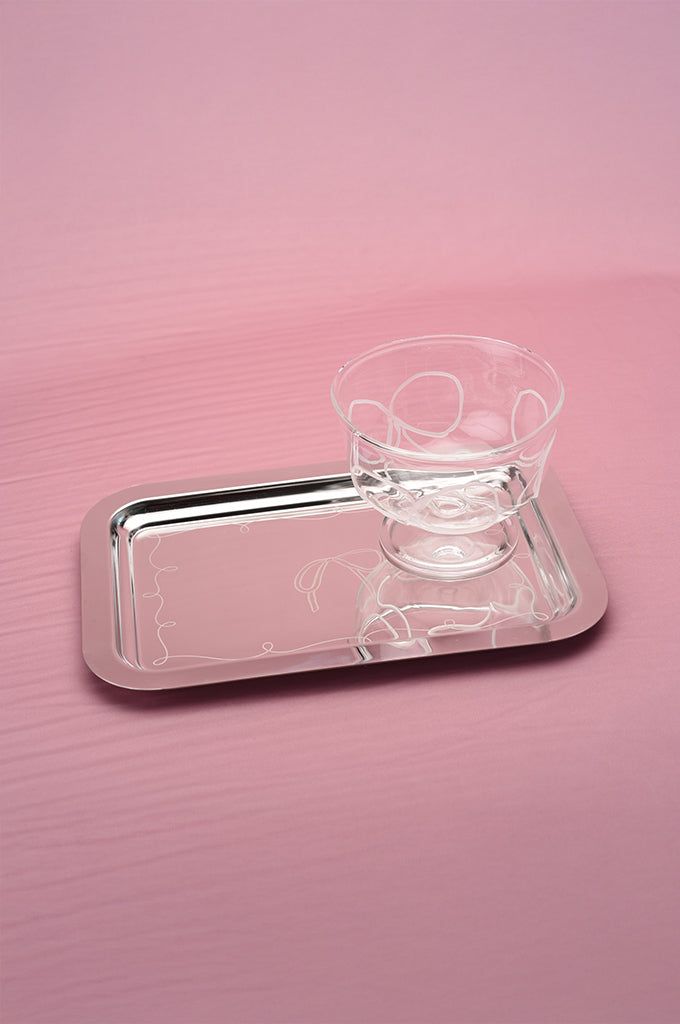 Set of 4 ice cream cups - Bow