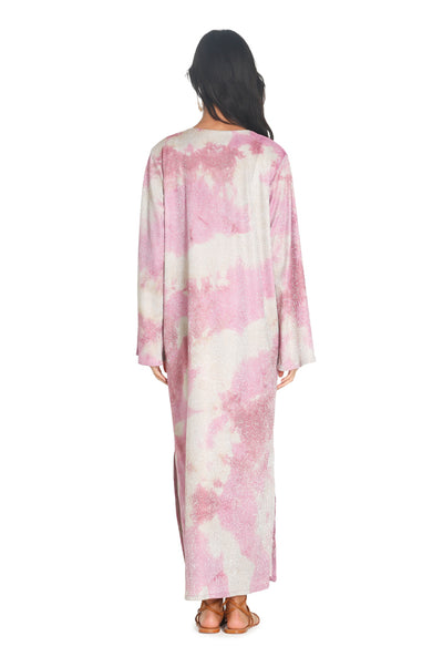 Pink Anderson Shimmer Kaftan