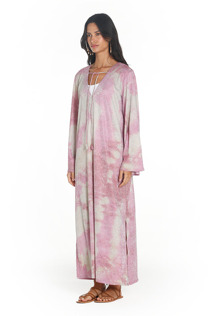 Pink Anderson Shimmer Kaftan