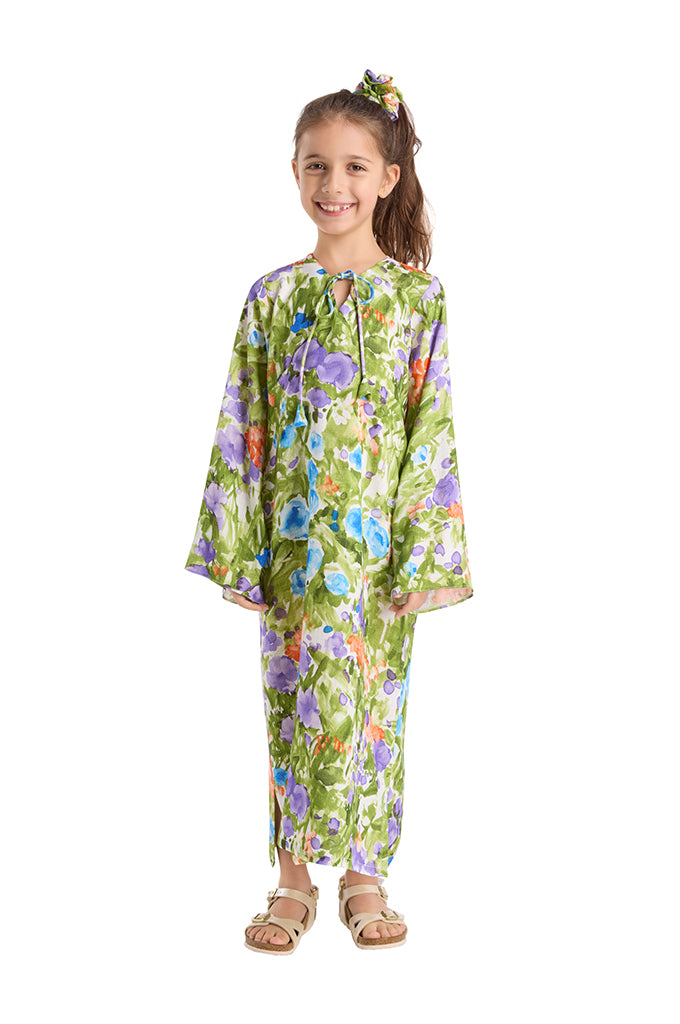 Purple Antalia Line Kaftan Lb