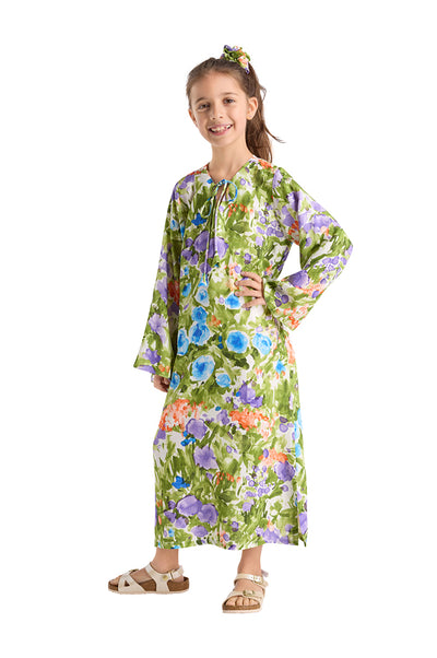 Purple Antalia Line Kaftan Lb