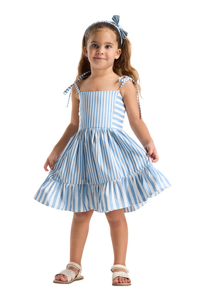 Blue Capri Ruffle Dress Lb