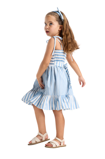 Blue Capri Ruffle Dress Lb
