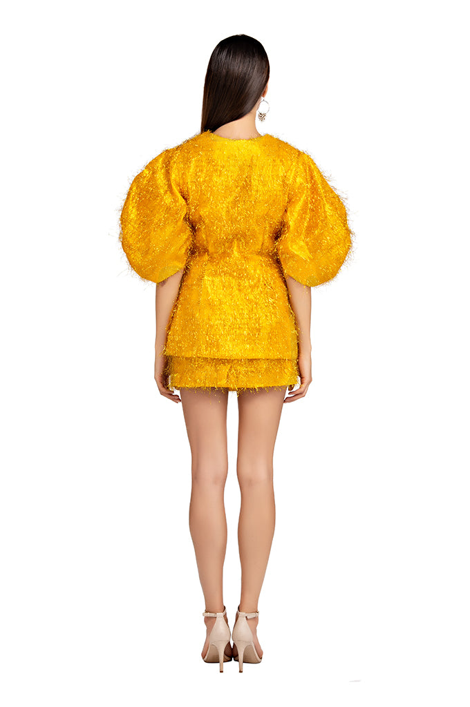 Yellow Violeta Mini Skirt