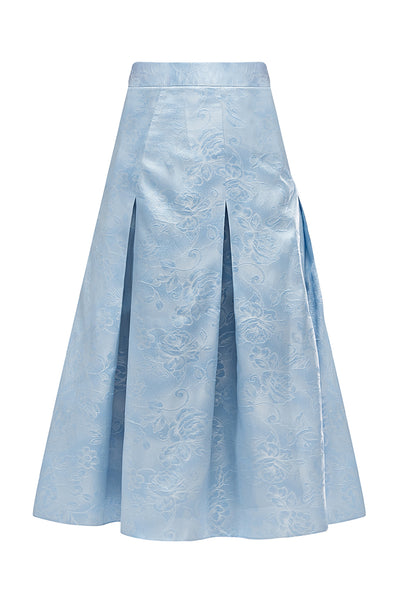 Georgia Pleated Midi Skirt