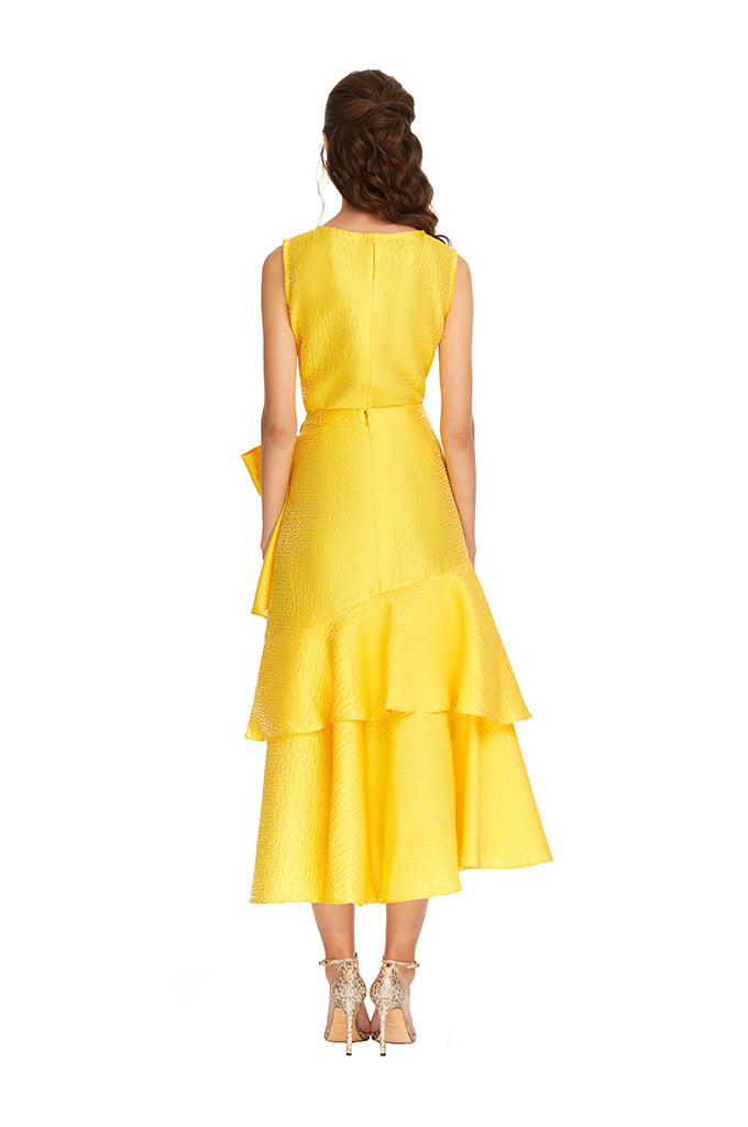 Yellow Sunshine Ruffle Skirt