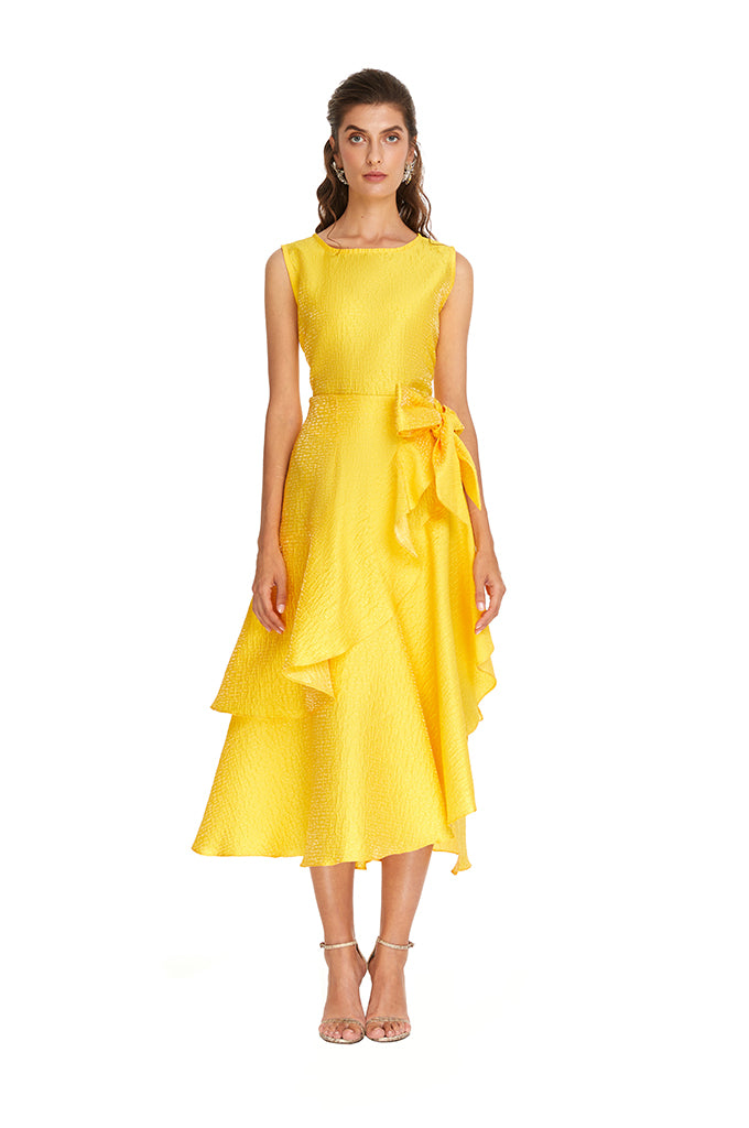 Yellow Sunshine Ruffle Skirt