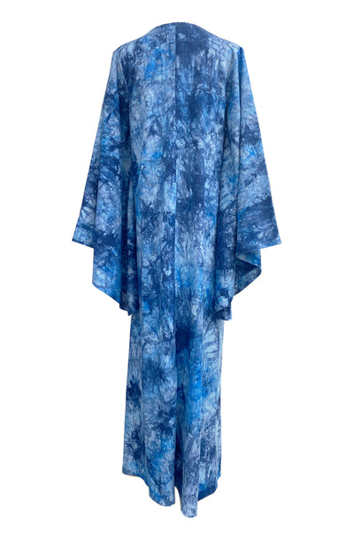Blue Tie Dye Mosa Kaftan