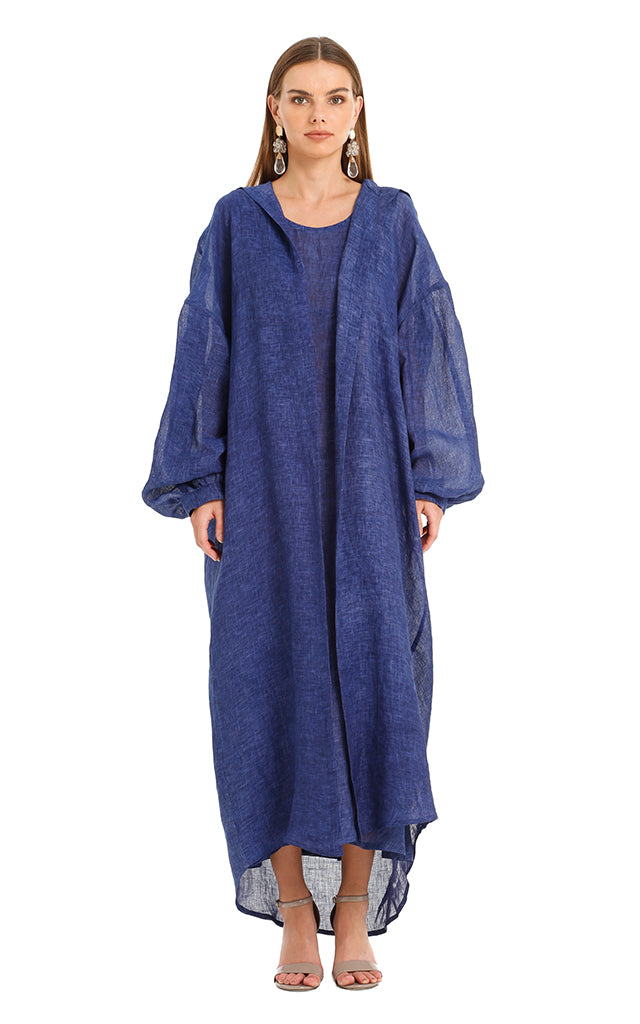 Navy Marrakesh Isabella Kaftan