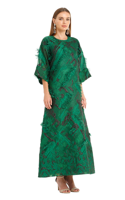 Forest Green Rosa Kaftan