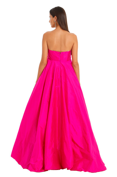 Fuchsia Flower Bubble Gown