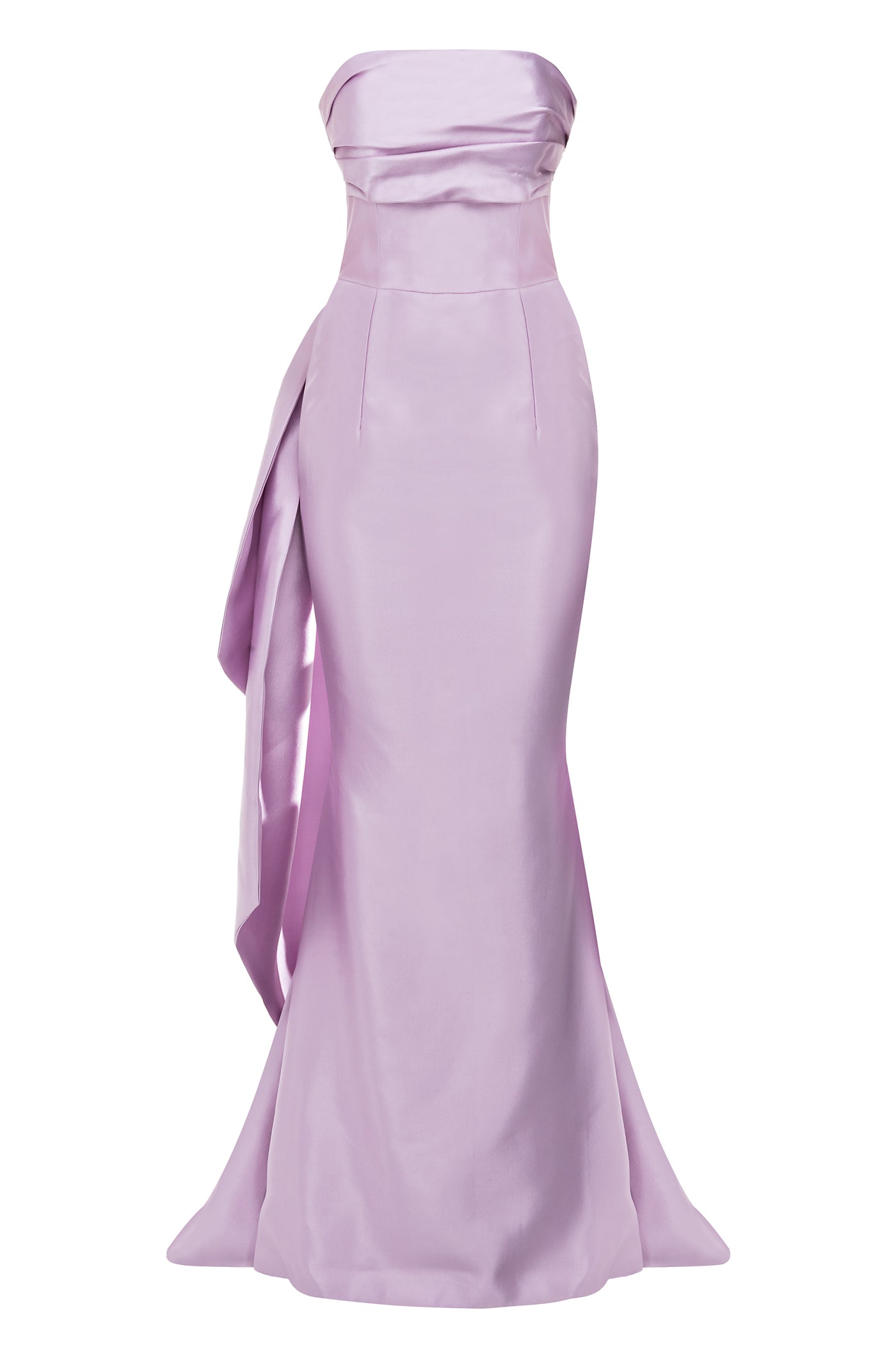 Lavender Back Bow Gown