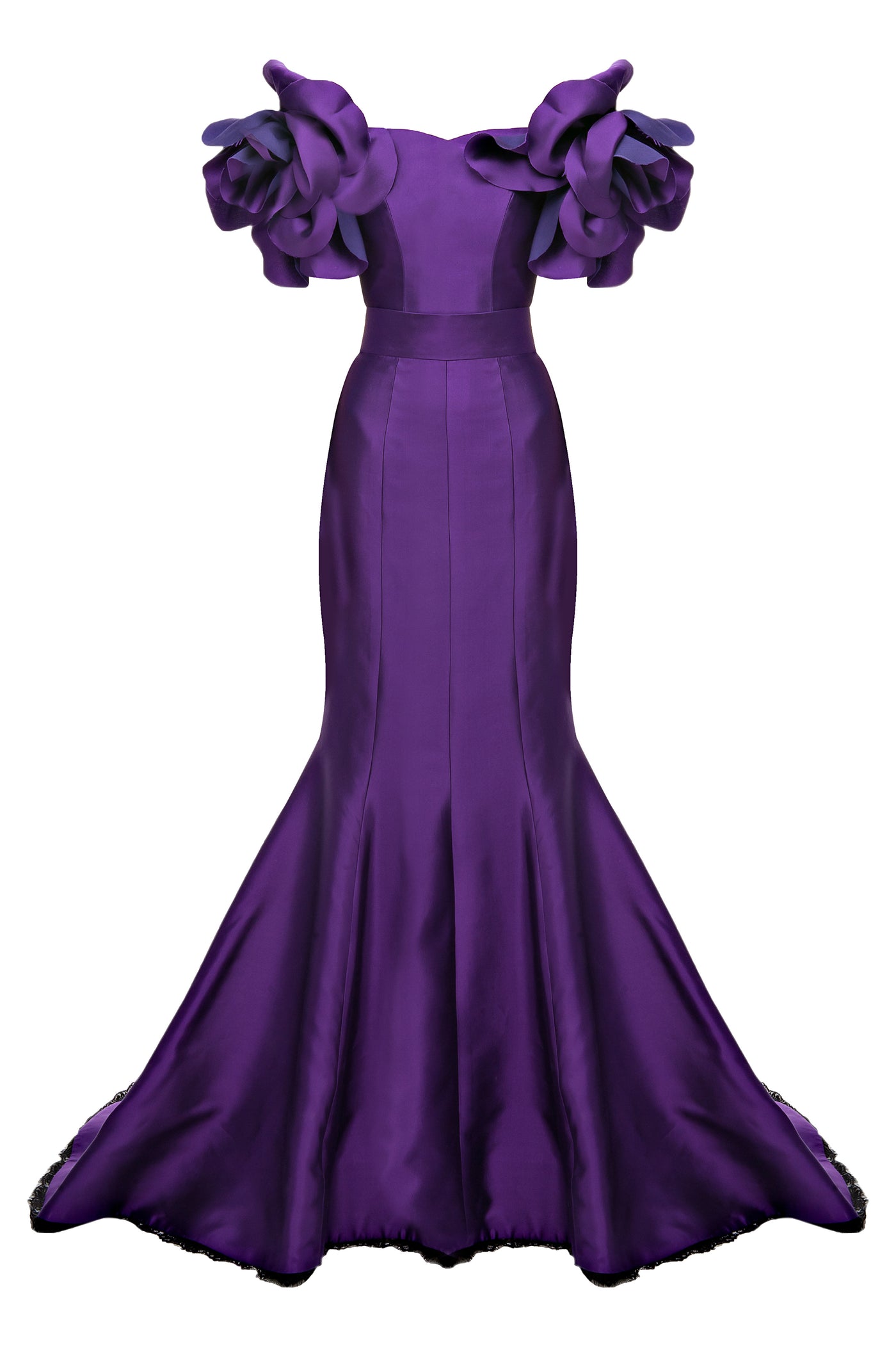 Purple Valentina Mermaid Gown