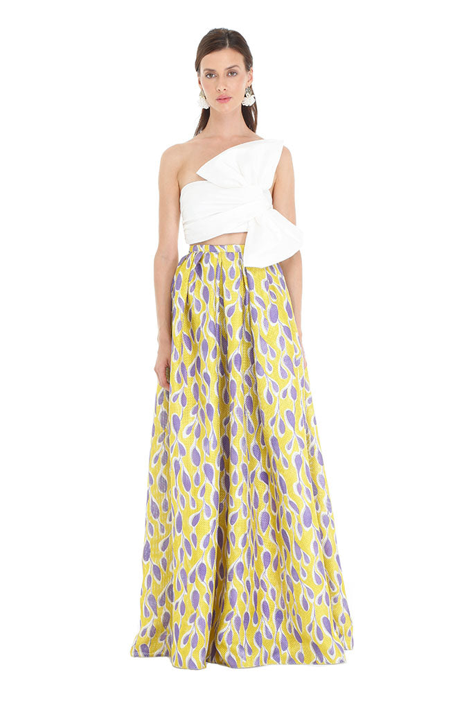 Yellow Viola Maxi Skirt