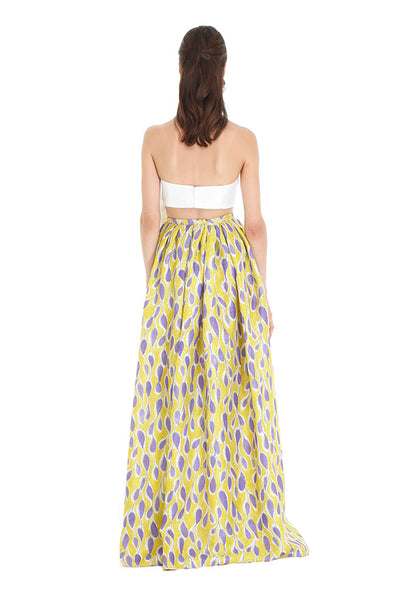 Yellow Viola Maxi Skirt