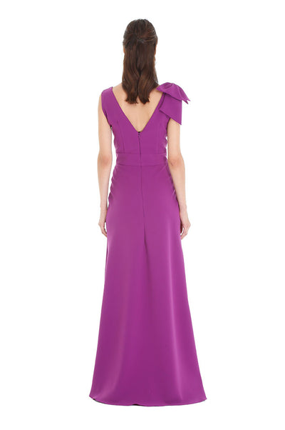 Purple Marriane Bow Gown