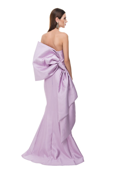 Lavender Back Bow Gown