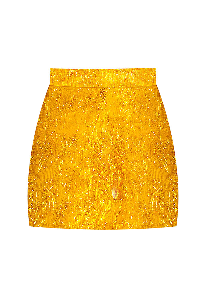 Yellow Violeta Mini Skirt