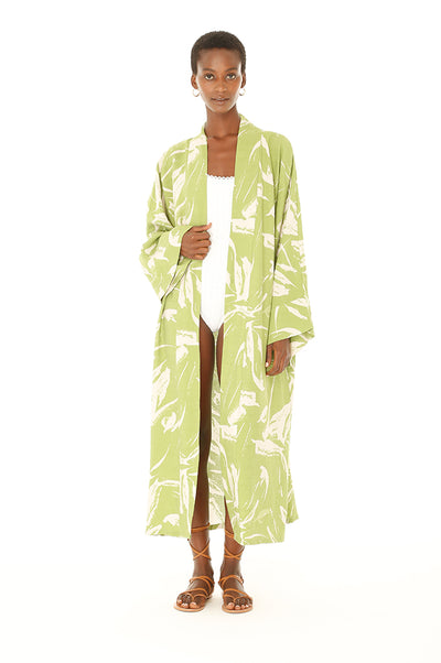 Green Linden Kimono