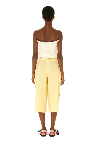 Yellow Palm Bustier